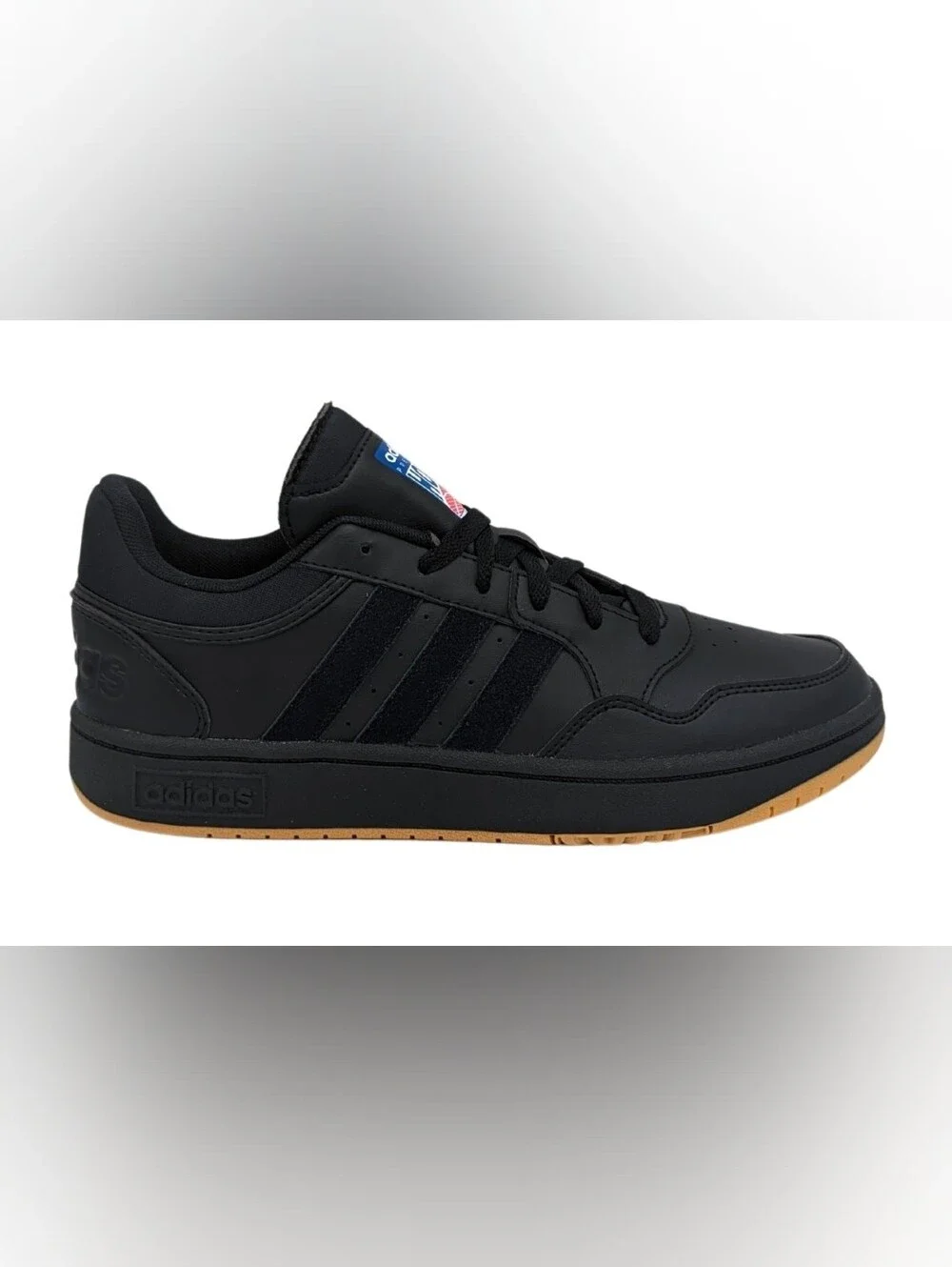 adidas Hoops Classic J – Core Black/Gum (KI6420) Youth Size 6.5 / Women's Size 7